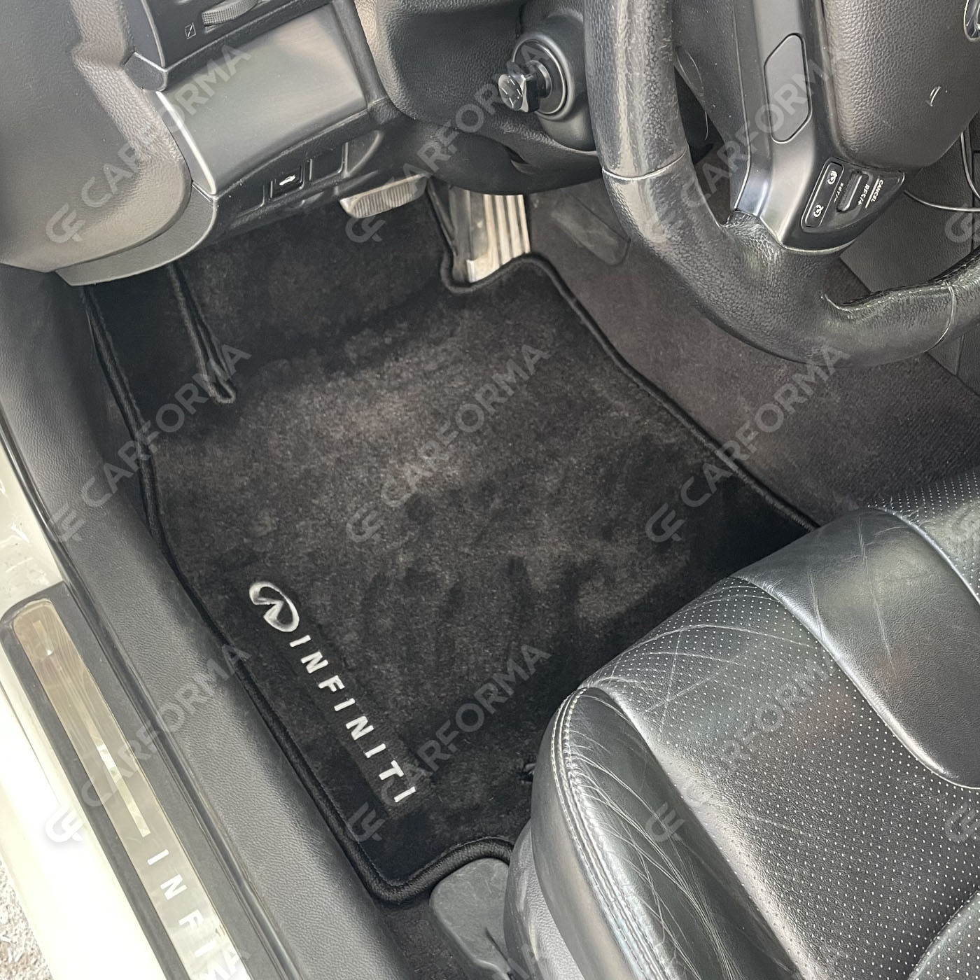 Ворсовые коврики на Infiniti G IV Купе 2006&nbsp;-&nbsp;2014 в Туле