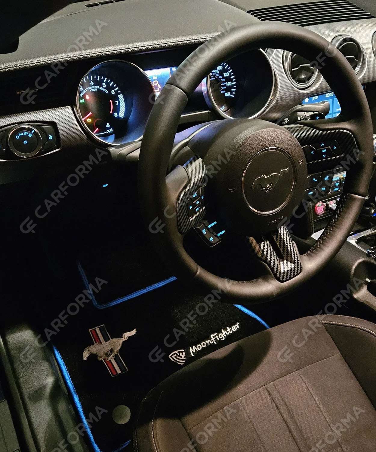 Ворсовые коврики на Ford Mustang VI 2013&nbsp;-&nbsp;2023 в Туле