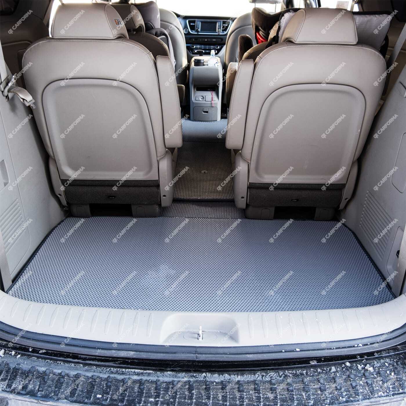 Ворсовые коврики на KIA Carnival III 9 мест и 11 мест 2014&nbsp;-&nbsp;2021 в Туле