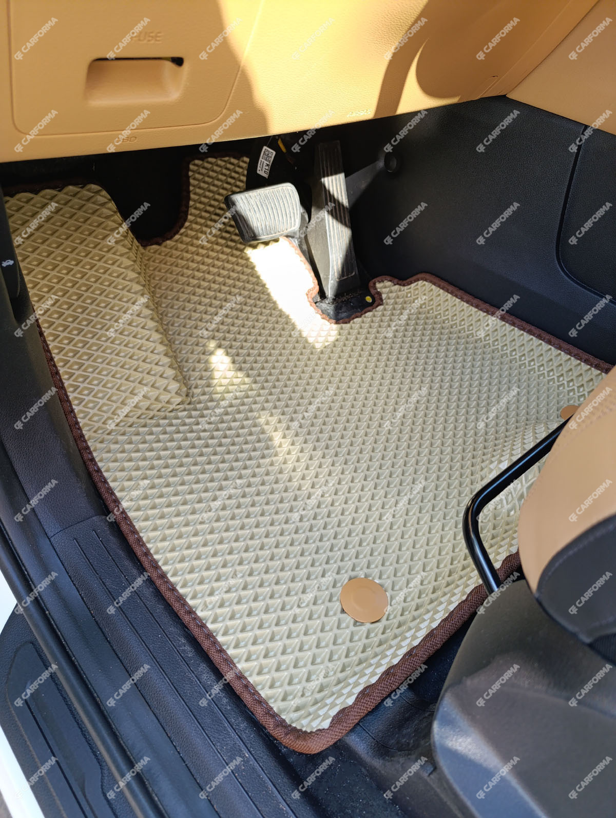 Ворсовые коврики на KIA Carnival IV 7 мест без оттоманок 2020&nbsp;-&nbsp;2025 в Туле