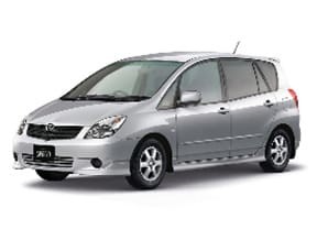 Ворсовые коврики на Toyota Corolla Spacio (E12) 2001 - 2009 в Туле