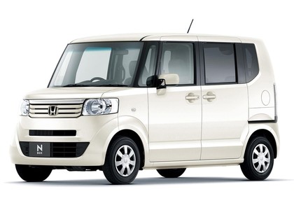 Ворсовые коврики на Honda N-BOX I 2011 - 2017 в Туле