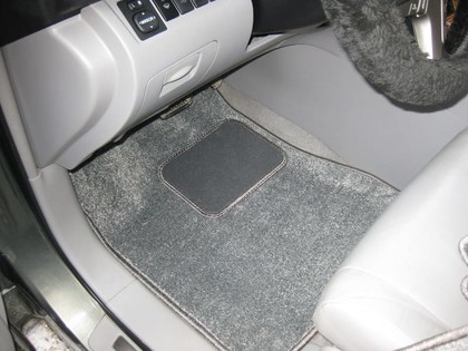 Ворсовые коврики на Toyota Highlander II 2007 - 2013 в Туле