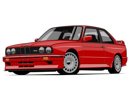 Ворсовые коврики на BMW 3 (E30) 1982 - 1994 в Туле