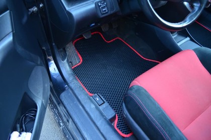 Ворсовые коврики на Honda Civic VII 3d 2001 - 2006 в Туле