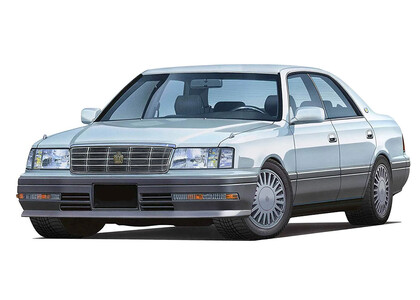 Ворсовые коврики на Toyota Crown (S150) 1995 - 2001 в Туле