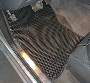Ворсовые коврики на Mercedes ML (W163) 1997 - 2005 в Туле