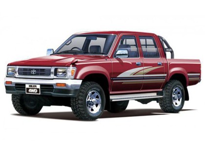 Ворсовые коврики на Toyota Hilux V 1988 - 1997 в Туле