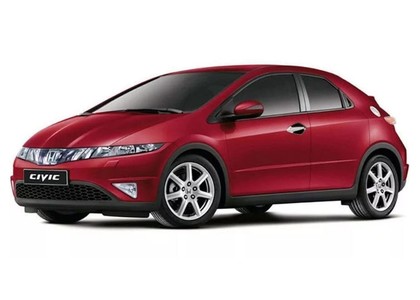 Ворсовые коврики на Honda Civic VIII 5d 2006 - 2012 в Туле