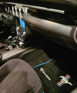 Ворсовые коврики на Ford Mustang VI 2013 - 2023 в Туле Ворсовые коврики на Ford Mustang VI 2013 - 2023 в Туле
