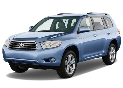 Ворсовые коврики на Toyota Highlander II 2007 - 2013 в Туле