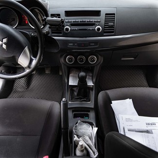 Коврики на Mitsubishi Lancer Evolution X 2007 - 2016 в Туле