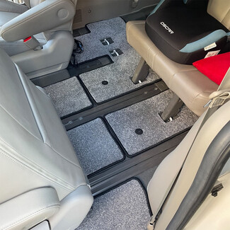 Ворсовые коврики на KIA Carnival III 7 мест 2014&nbsp;-&nbsp;2021 в Туле