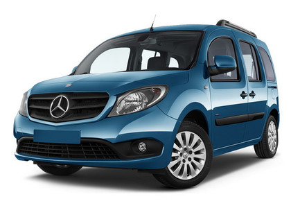 Ворсовые коврики на Mercedes Citan (W415) 2012 - 2020 в Туле