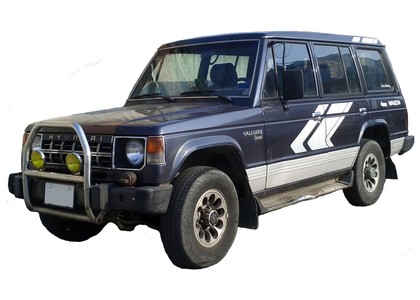 Ворсовые коврики на Hyundai Galloper I 1991 - 1997 в Туле